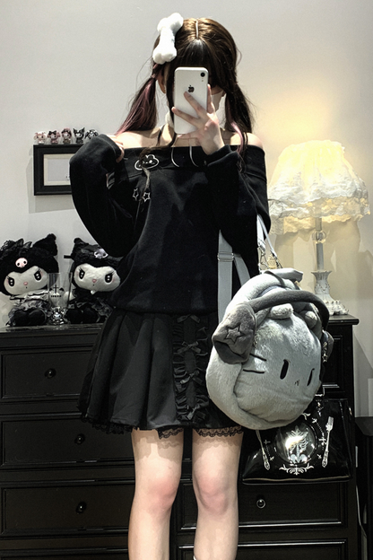 フリルサスペンダースカート マインレース