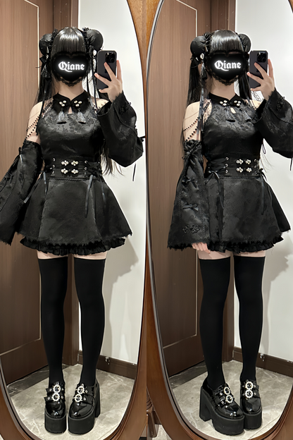 フリルスタンド+トップアイテムチャイナマインリザーブパンツアクセサリー