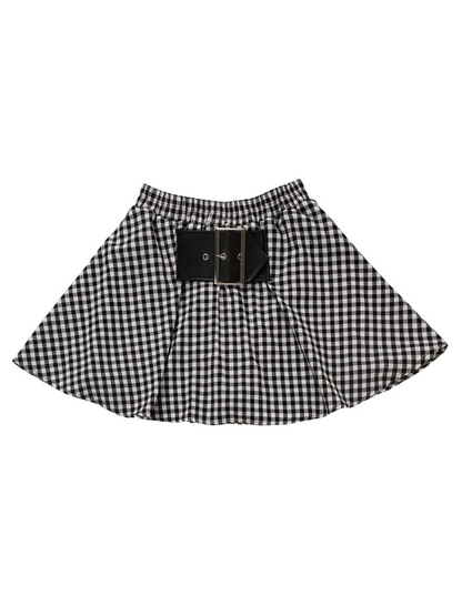 Plash Schwarzer Anzug mit langem Rock und Schweißband