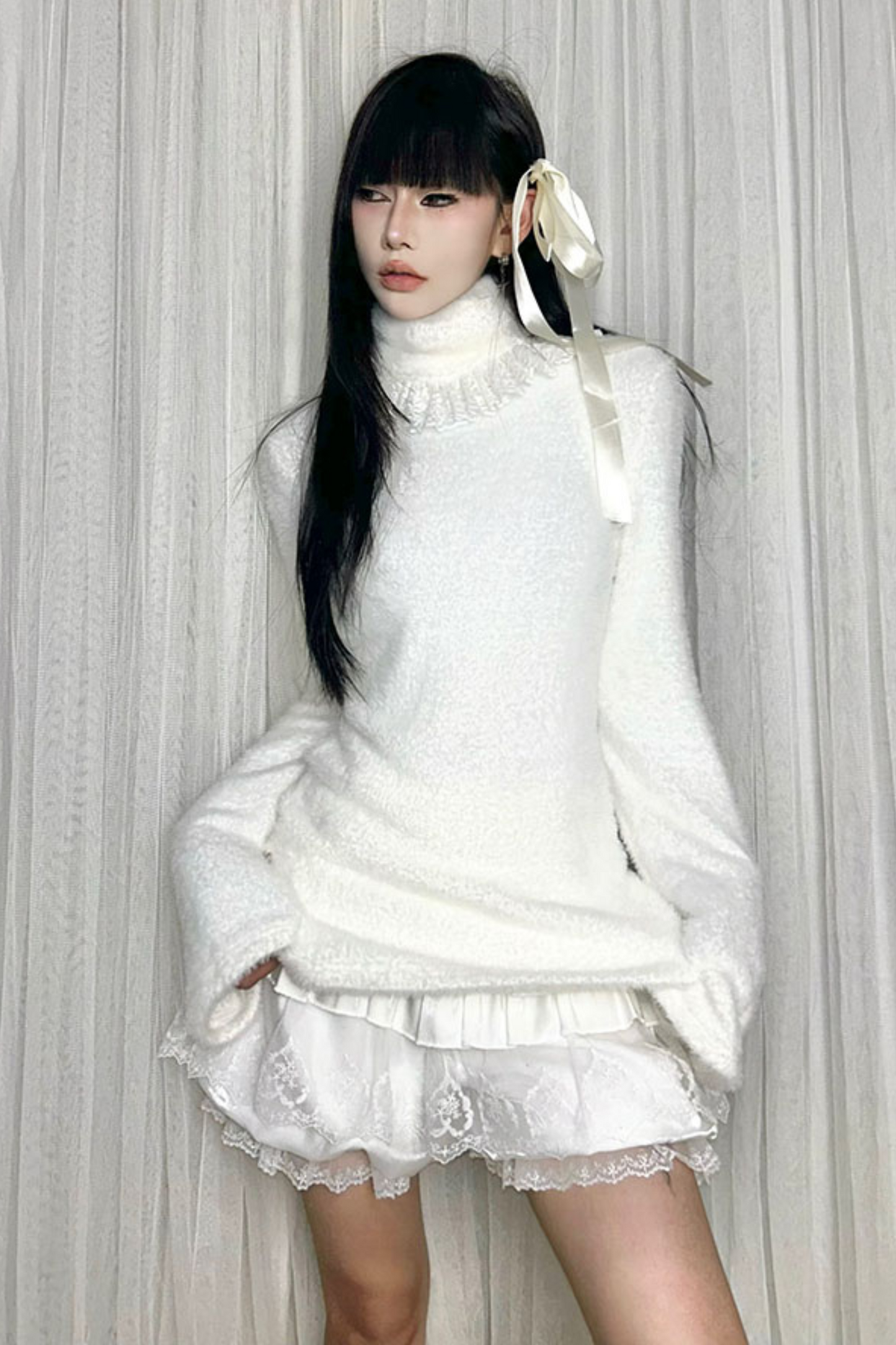 心地よいトップタートルネックヒート