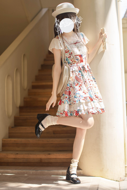 シャツポップベストレトロ+スカート