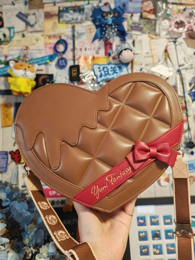 mit - Brauner Taschengurt Lolita Herzförmige Ita Kommt verstellbar