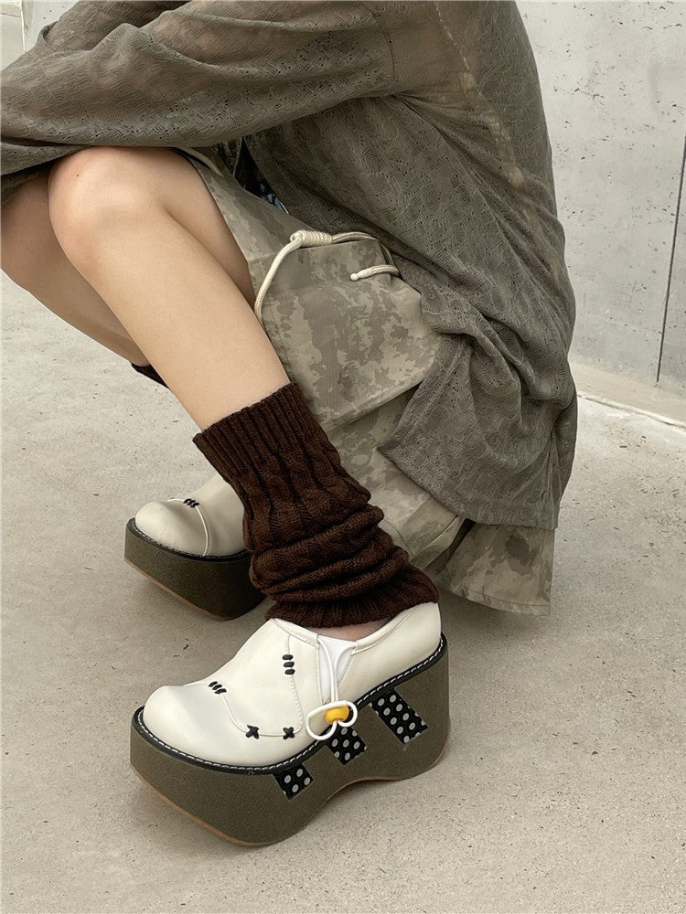 14 Color Options 42CM Knitted Leg Warmers