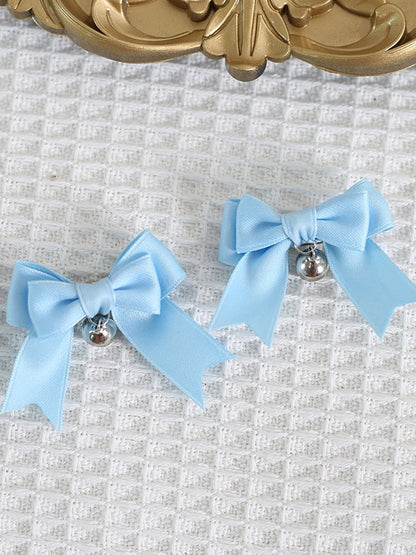 Hairclips Charm with Colors of Bowknot Bell A Pair Cute 14