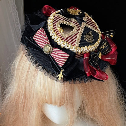 Alice in Hat Options Decorated Poker Vibes Bowknot 3 Mini Details Color Wonderland