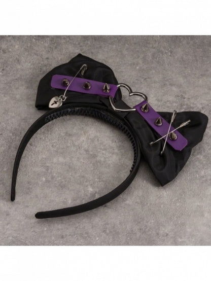 Handmade Black KC with Spikes and Bow - Strange Sugar