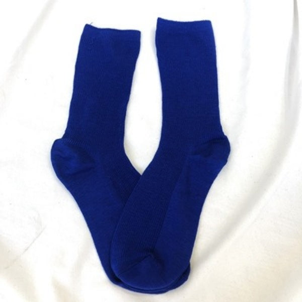 Socks Colors Cute Solid-Color Cotton 10 JK