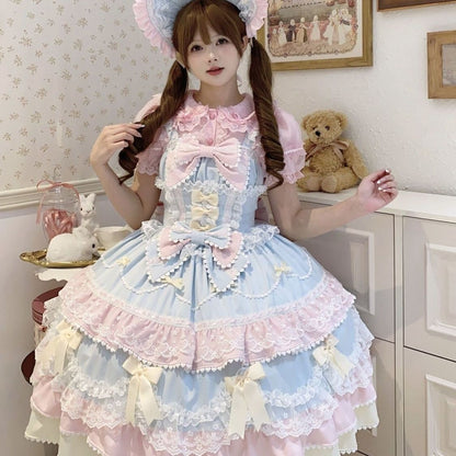 Lolita Fondant Cake JSK Suspender Dress – Sweet Summer Gown