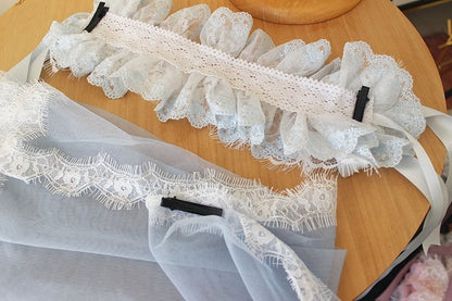 8-Color Head Veil Lace Elegant