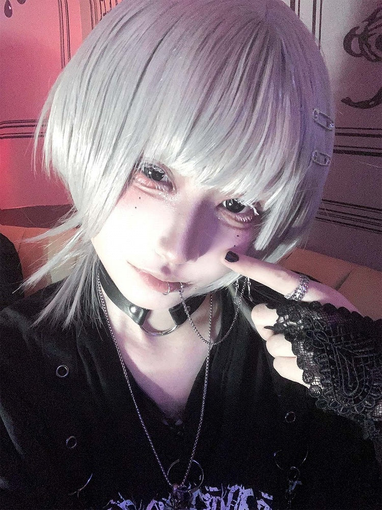 Länge Kurze Perücke Ouji 55CM Blond