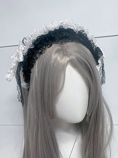 Jirai Kei Strass und Schleife Akzente Spitze KC