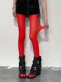 Y2K Christmas Red Tights