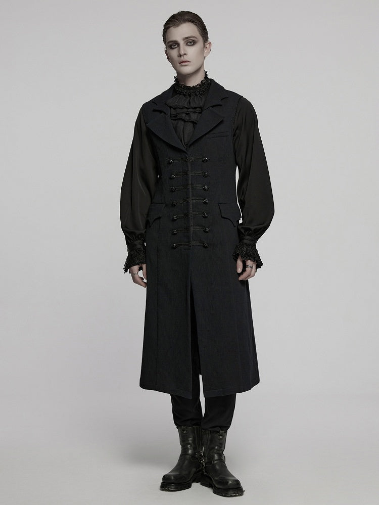 Night Dark Vest Men's Vampire Black