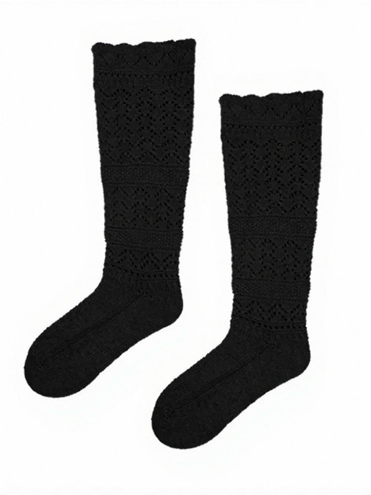4-Color Knit Ruffled Cuff Leg Warmers - ModaSwings
