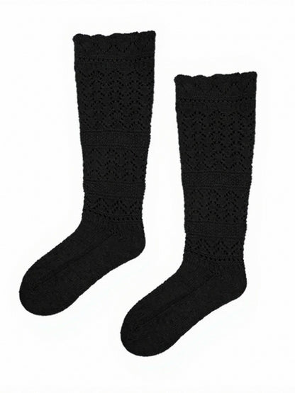 4-Color Knit Ruffled Cuff Leg Warmers - ModaSwings