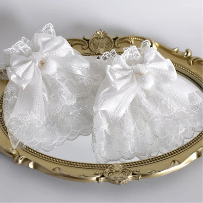 Nœud Shiro Doux (Style Poignets Manchette Élégante) Dentelle Transparente