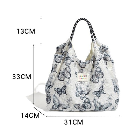 Butterfly Pattern Colors Handbag Lace 2