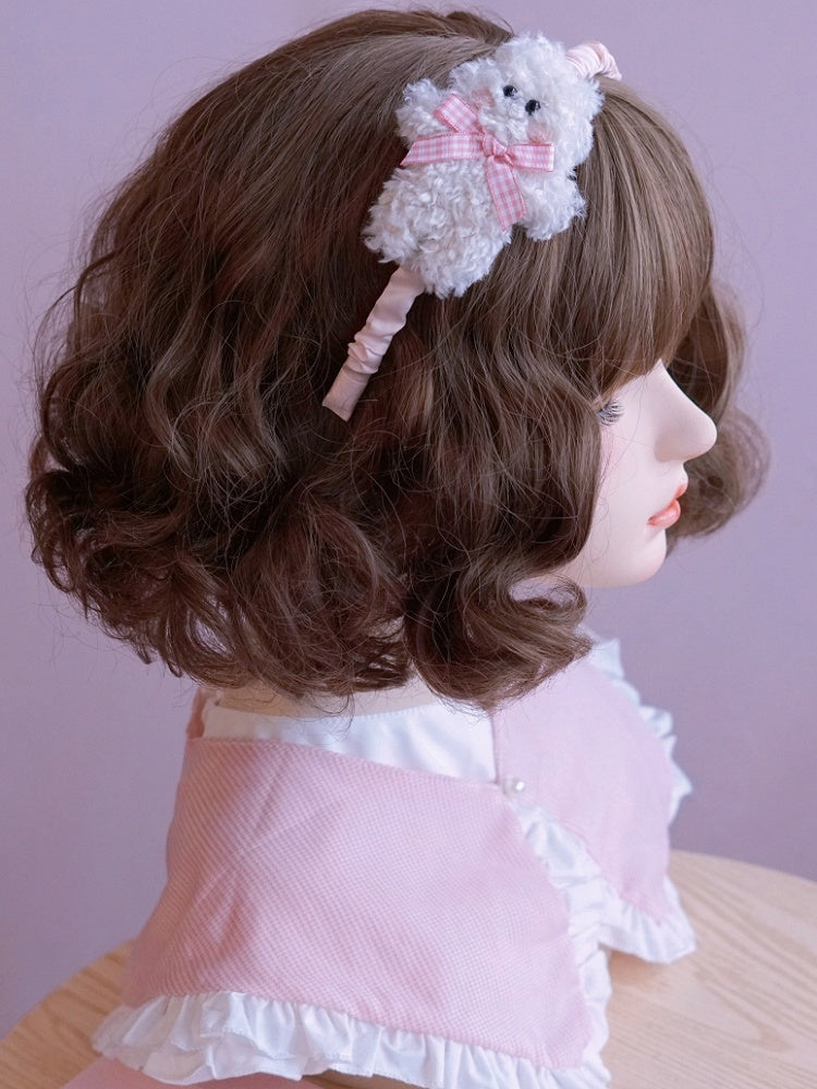 ピンク トリム デザイン ベア フリル KC