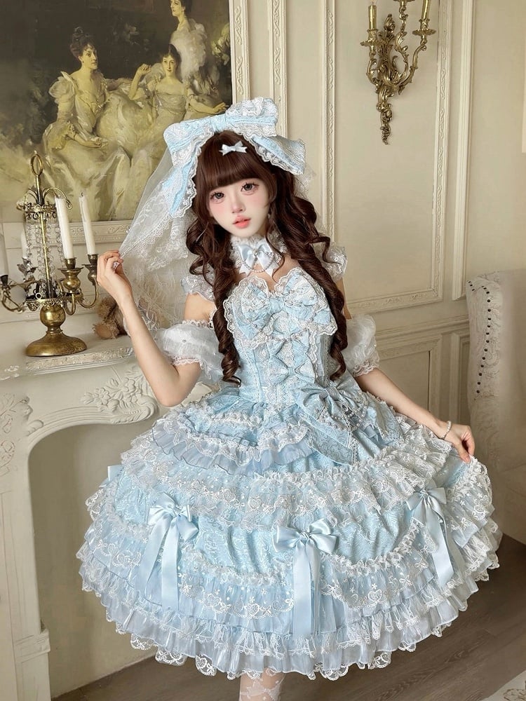 White Pink / Veil Lolita Blue
