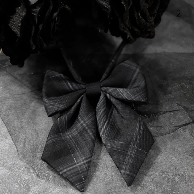 ボウJK 30オプションタイチェック柄ユニフォームパターン