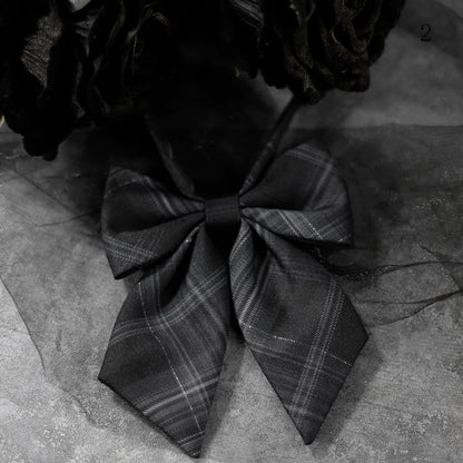 ボウJK 30オプションタイチェック柄ユニフォームパターン