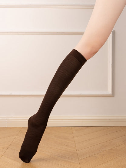 Socks Minimalist Striped Colors Calf Vertical Pattern 4