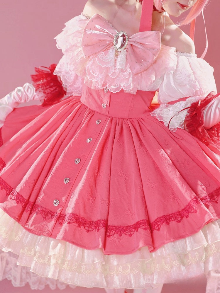 Puella Magi Madoka Magica Kaname Madoka Cosplay-Kostüm im Lolita-Stil