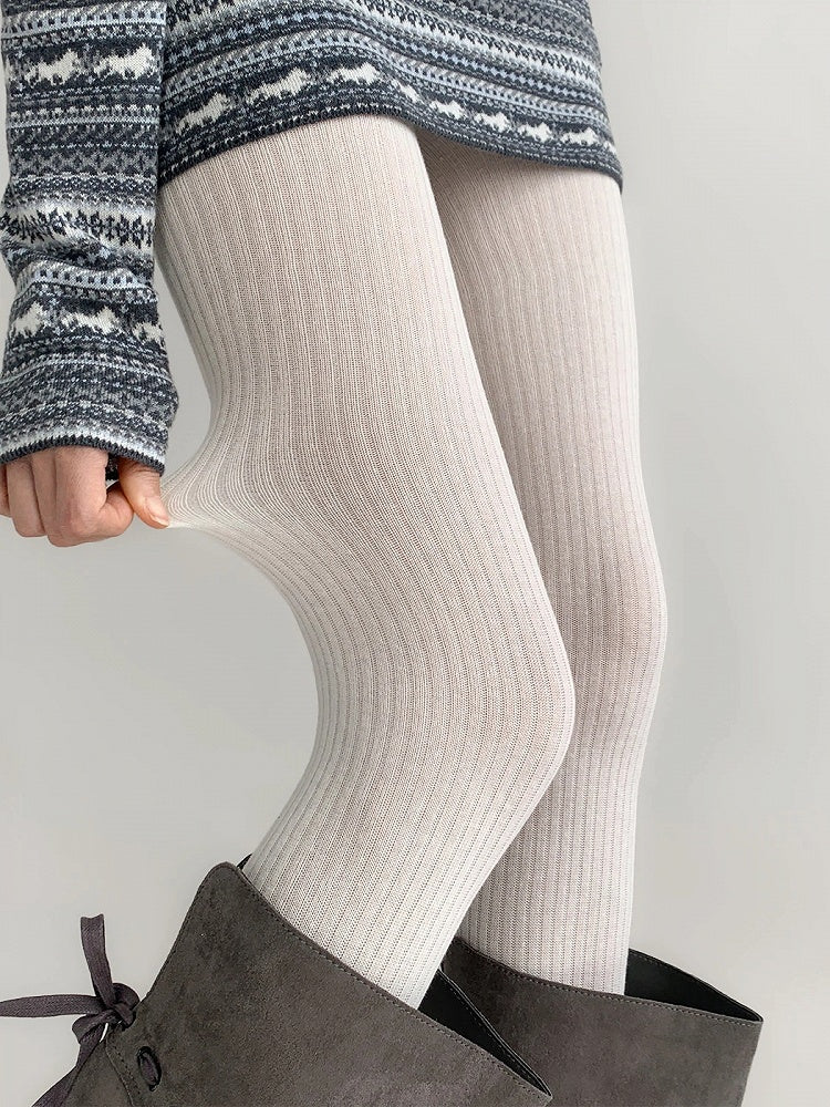 Tights Fine (9 Ribbed Colors)