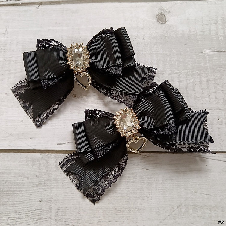 Shoe in Kei Bowknot Options Jirai Size Clips Color Large 9