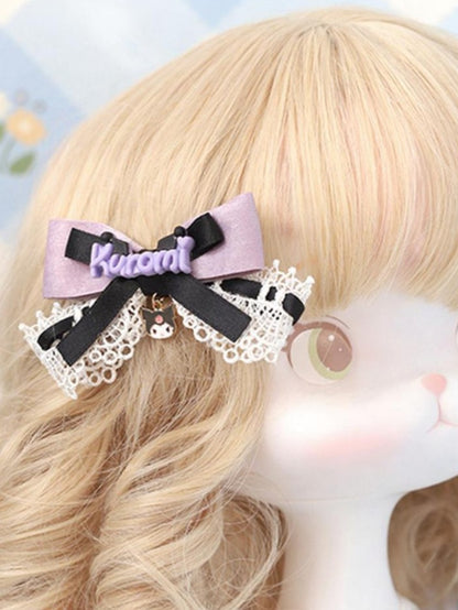 7 Lolita Hairclip Sweet Options Bowknot