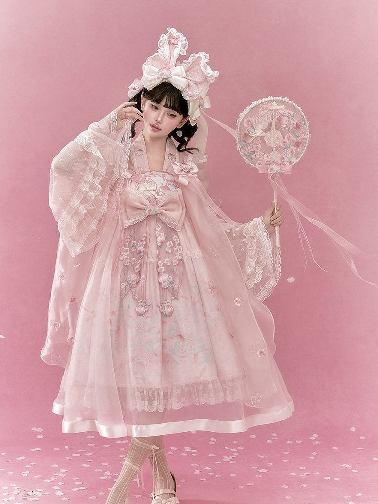 Charming Adjustable Rabbit Ear Pink Headband - Yimu Walnut