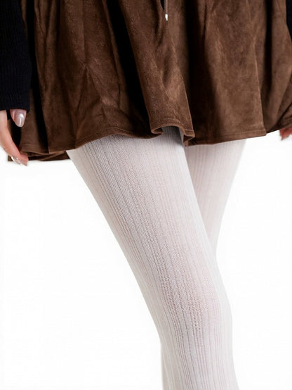 3-Color Minimalist Striped Semi-sheer Tights - ModaSwings