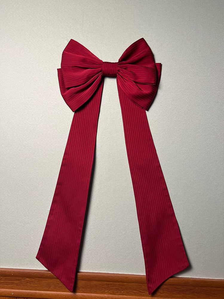 Red Black Train / Bow Pink Big Purple Champagne