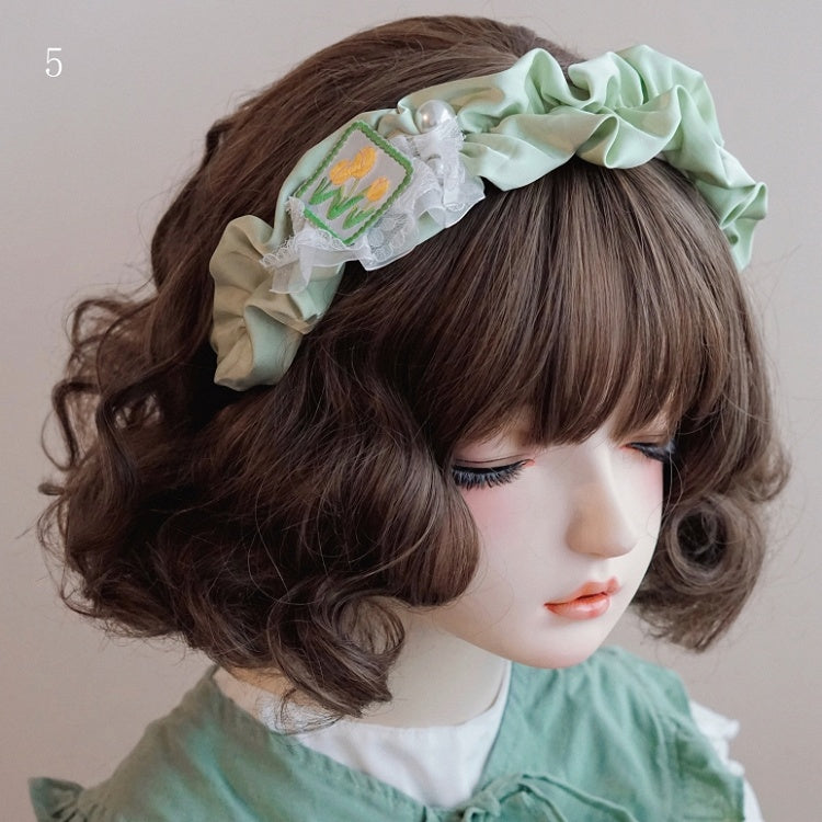 KCオプション5ひまわりの花柄グリーンデザイン