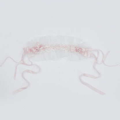 Black Pink Hairband Red / Blue