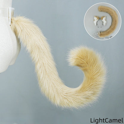 Lolita Cute Tail Colors Faux 8 Fur Kitty