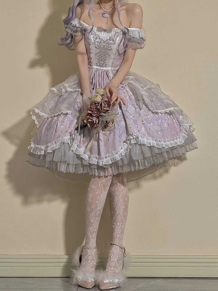 White Pattern Colors: Lolita (2 Lace Style Tights Elegant