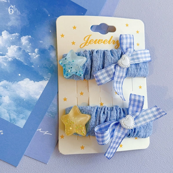 Star Options Design 6 Hairclips