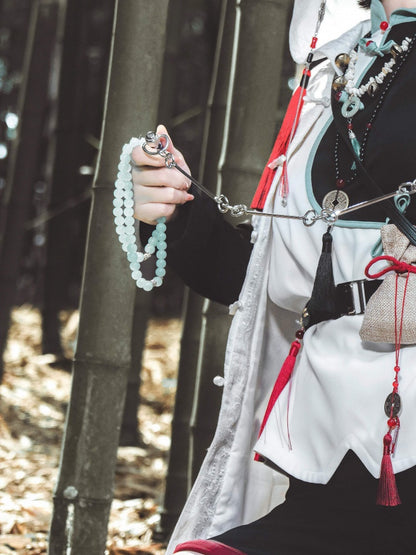 グリーンビーズブレスレット