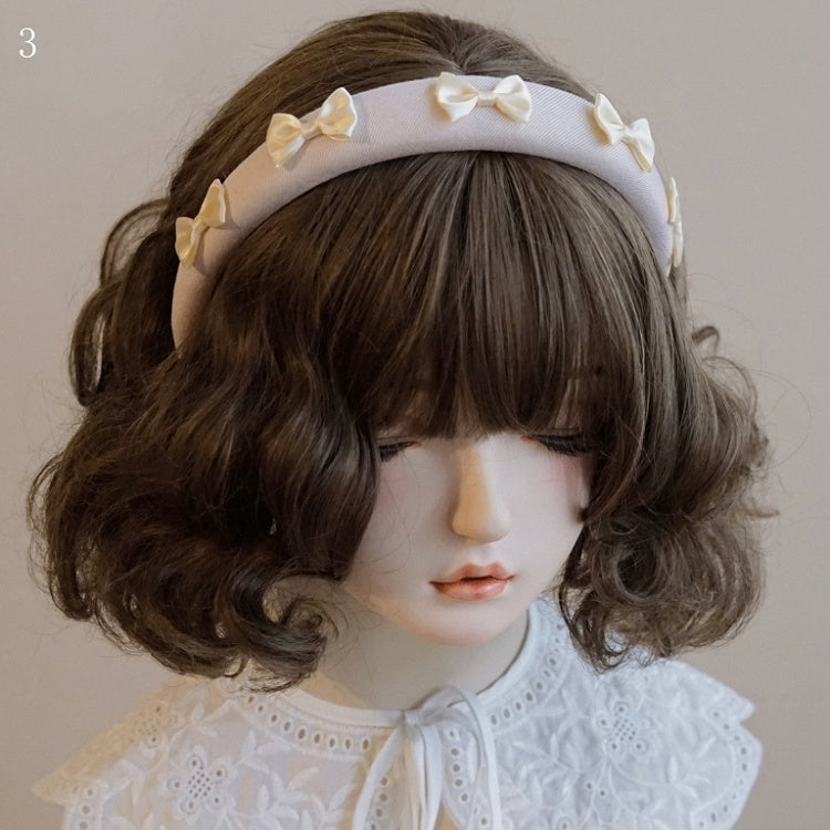 3 Bowknot Ear KC Details Options Car White