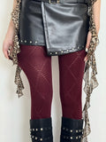 Diamond Retro Pattern Tights 6 Colors Style