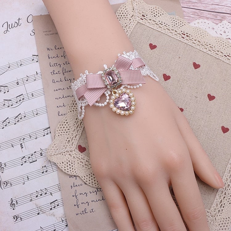 Options Lace Kei Jirai 8 Color Bracelet Bowknot