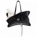 Beige/Black Star Strap Pillow-shaped Crossbody