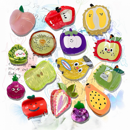 29 Fruits Claw Clips Options Cute Y2K