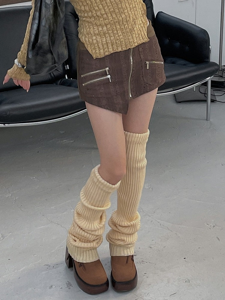 Knitted Color Options 7 Warmers Leg 90CM Y2K