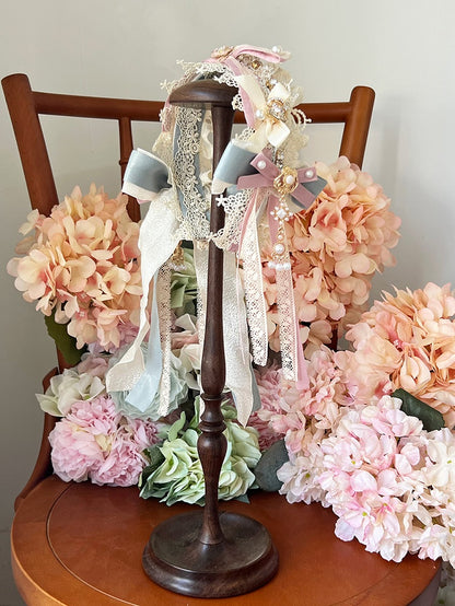 Blue Purple Red / KC Details Bowknot Pink