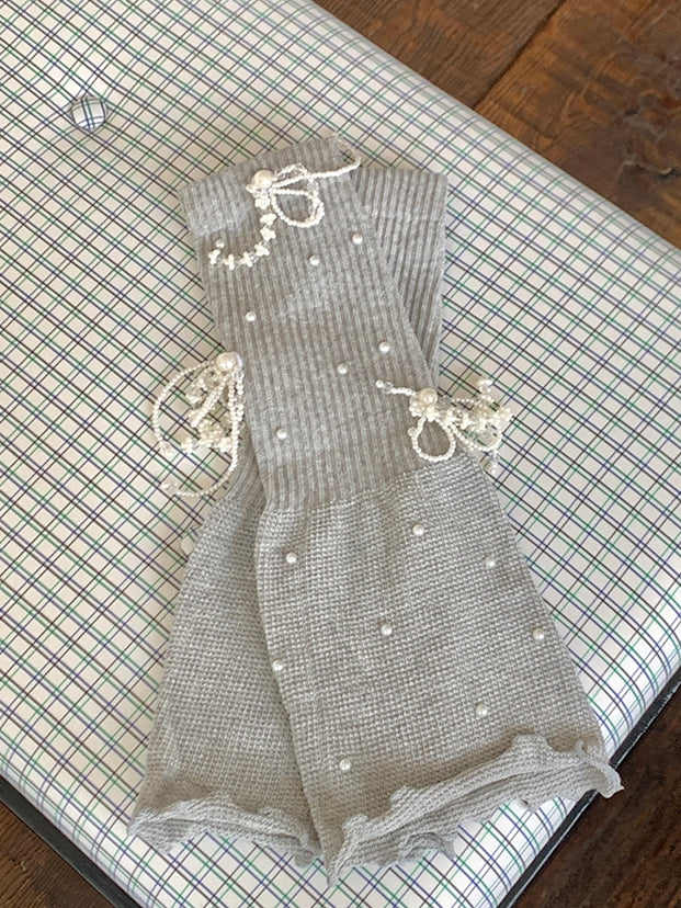 Rolled-Trim 5 Options Details Warmers Leg Color Beaded