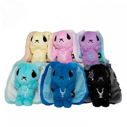 Options Guro Anxious - Kawaii Embroidery 7 Symbol Scar Color Details Keychain Bunny
