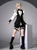 Lolita with Garters Ouji Shorts Black Buckle