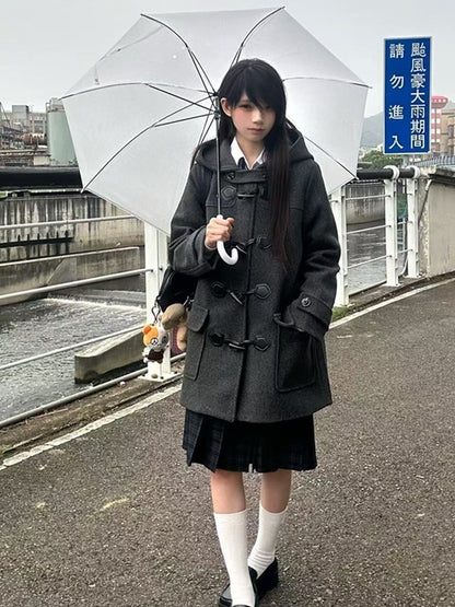 Length 42CM/45CM/55CM/65CM Plaid Uniform Pleated Skirt JK Green Pattern